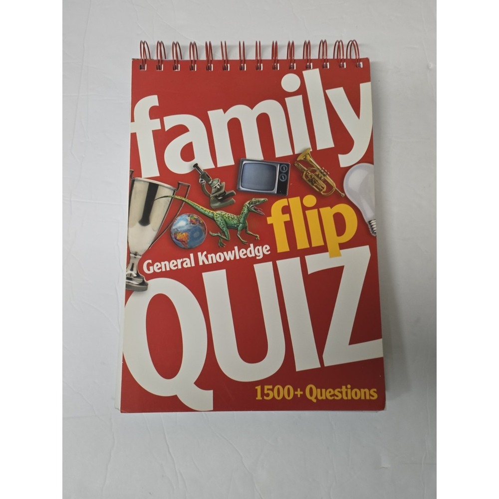 General Knowledge Family Flip Quiz 1,500 Questions Christopher Rigby, Stands Up